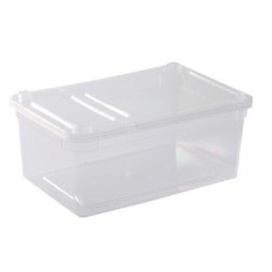 BRAplast tray 1,3l with lid, clear