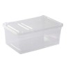 BRAplast tray 1,3l with lid, clear